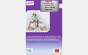 Résultats - Compétition régionale Ensembles Nationaux + IR