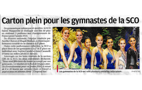 La SCO GR à l'honneur dans La Provence