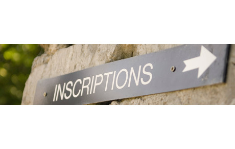 Inscriptions !!!
