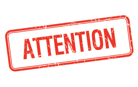 !!! ATTENTION !!!  Information urgente !