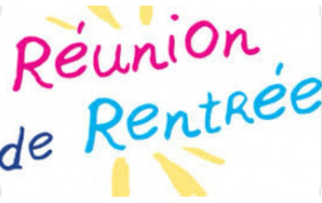 Réunion de rentrée 